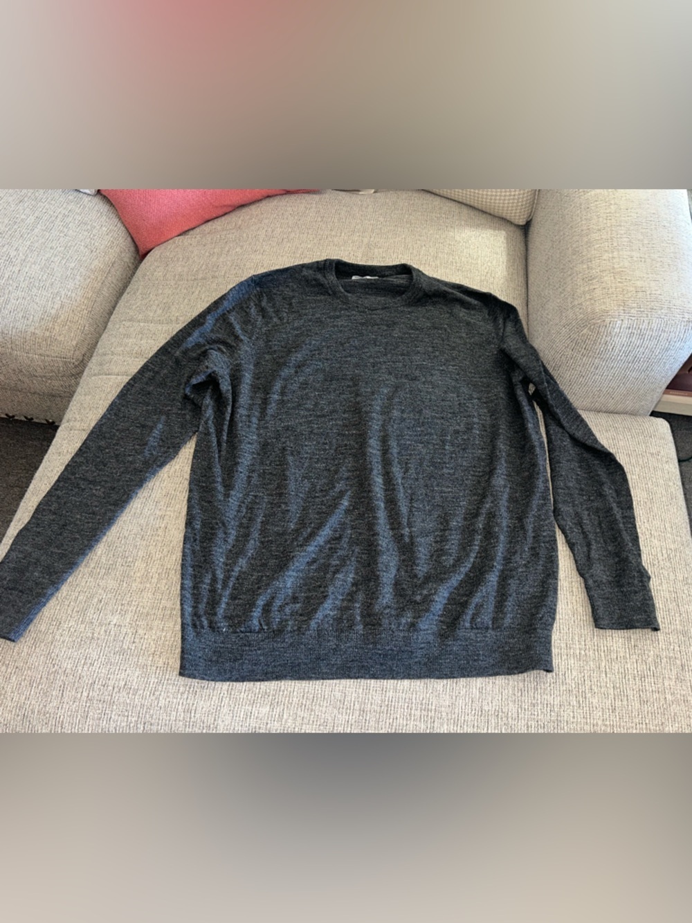 Sonoma Charcoal Gray Crewneck Sweater
